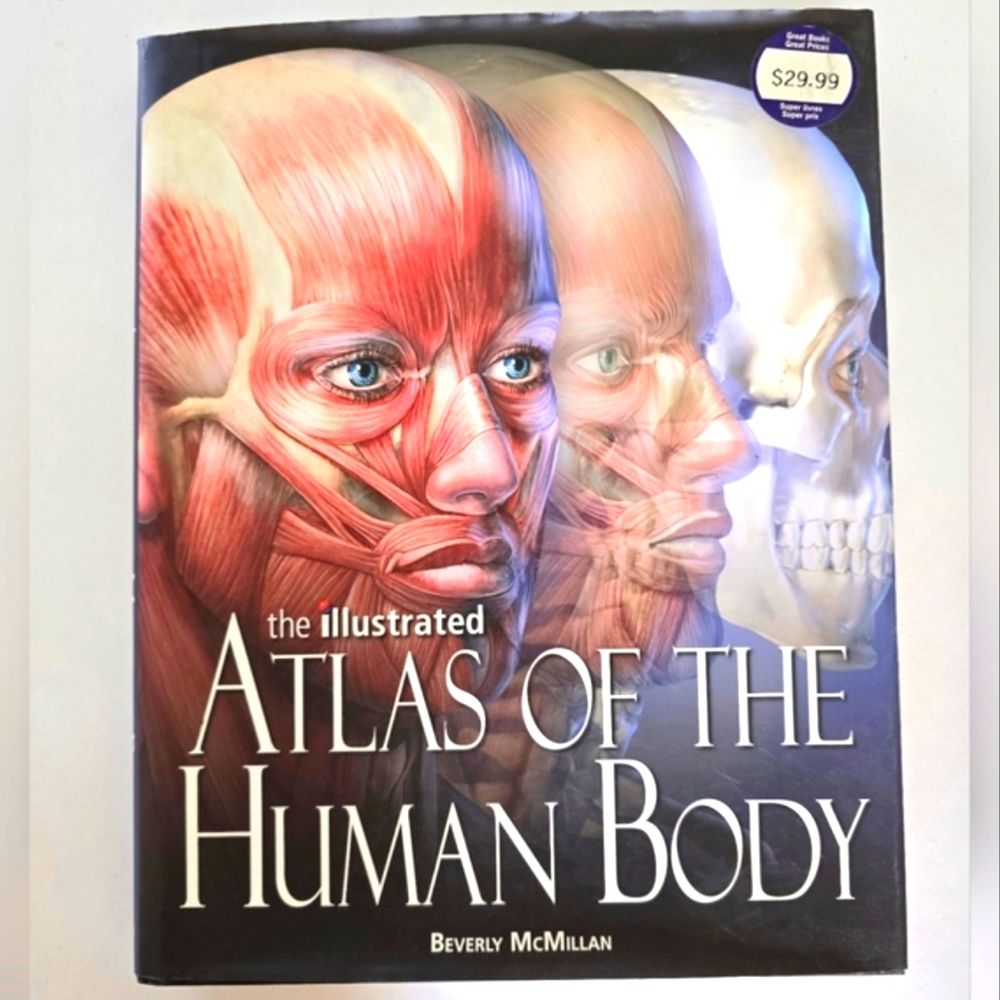 🩻 Atlas Of The Human Body Hardcover Book